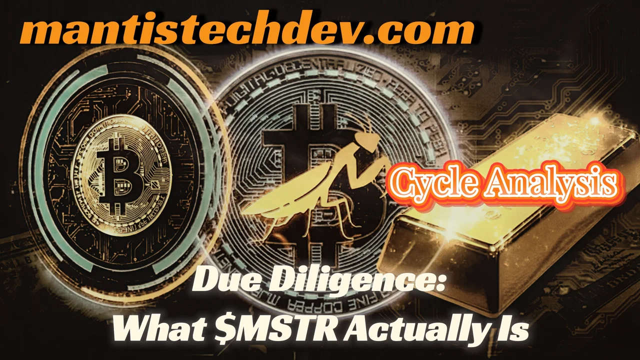 Due Diligence: What MSTR Actually Is